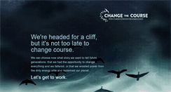 Desktop Screenshot of changethecourse.net